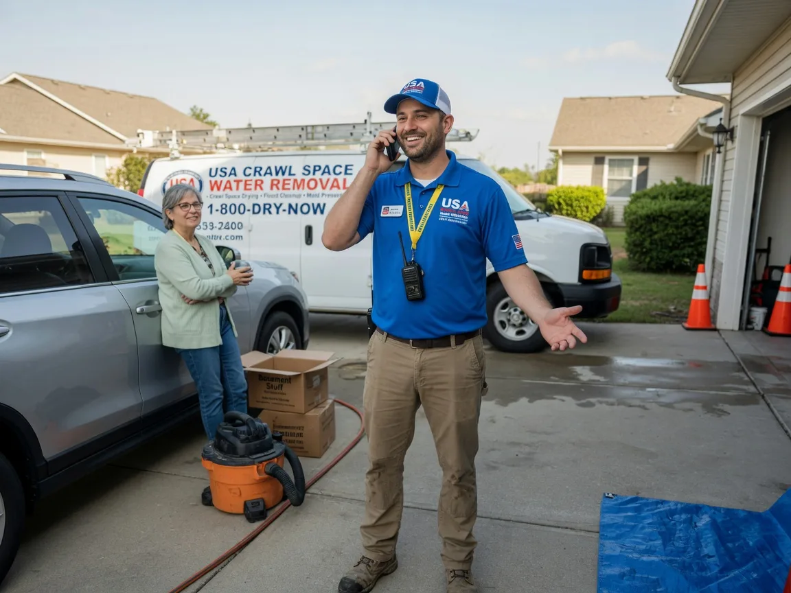 Crawl Space Water Removal Nardin, OK FAQs